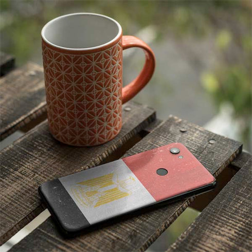 Egyptian Flag Distressed Google Pixel 3a Skin